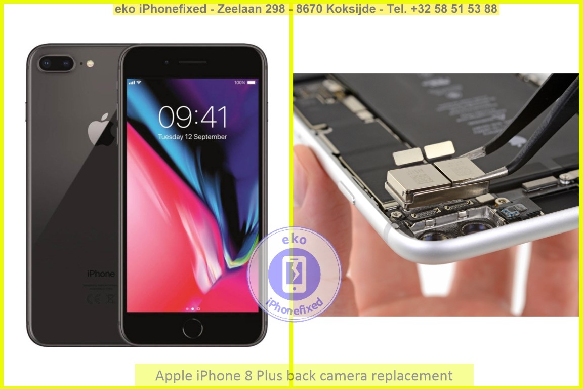 reparatie achterkant iphone 8 plus